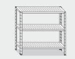 EU78463-06 estante con 3 estantes perforados ECO cm 60x30x150h