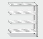 EU78864-06 estante con 4 estantes perforados ECO cm 60x40x200h kit lateral