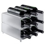 EV02701 NINE - Free-standing bottle holder with nine seats for bottles ø 8.2 cm