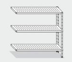 EU78963-06 estante con 3 estantes perforados ECO cm 60x30x150h kit lateral