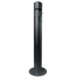 T108021 Cenicero de columna en acero inoxidable pintado 4,6 litros (2600 colillas)