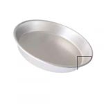 763A2205 Bandeja de horno alta redonda de aluminio Ø 22x5 h