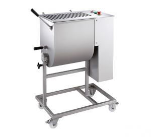 50C1PNM Mixeur à viande électrique inox 50 kg 1 pelle monophasée