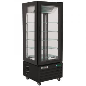 G-LSC65LB Vitrina refrigerada de 4 lados con ventilación positiva