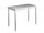 EUG2106-09 table sur pieds ECO 90x60x85h cm - plateau lisse