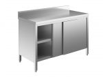 EU03201-10 tavolo armadio ECO cm 100x60x85h  piano alzatina - porte scorrevoli