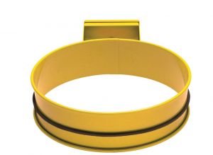 T601004 Bag holder Yellow steel