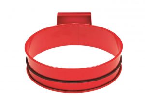 T601005 Soporte para bolsas de basura de acero Rojo