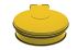 T601016 Bag holder with lid Yellow steel