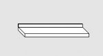 EU63800-06 ripiano a parete liscio ECO cm 60x28x4h