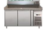 G-PZ2600TN - Two-door refrigerated pizza counter in stainless steel