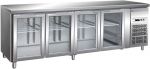 G-GN4100TNG - Tabla Refrigerada Ventilada GN1 / 1 Temp + 2 / + 8 ° C Puerta de Vidrio 