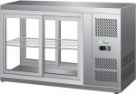 G-HAV91 Armoire réfrigérée en acier inoxydable à portes coulissantes - Capacité 110 Lt