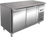 G-PA1500TNGR7 Table réfrigérée à pâtisserie avec plateau en granite + 2 ° + 8 ° C