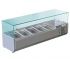 G-RI14038V - Pizzeria Ingredients Display Case 140x38 cm, Cap. 4 GN1/3 + 1 GN1/2