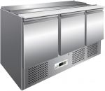 G-S903 Contador refrigerado de ensaladas estáticas, estructura de acero inoxidable AISI304