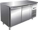 G-SNACK2100TN - Mesa refrigerada de acero inoxidable ventilado - 2 puertas