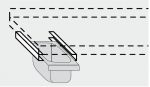 EU66030-03 coppia di guide per bacinella gn1/4-1/6 ECOper pipiani da 28