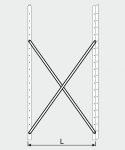 EU77009-03 crocera per scaffale ECO da cm 30