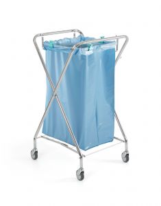 00004011 Chariot carré pliable Dust 120 L