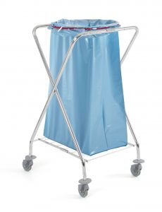 00004021 Dust 120 L folding round trolley