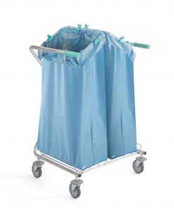 00004070 Chariot sac carré Dust 2X120 L