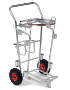 00004090 Carrello nettezza urbana con portasacco 