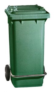 00005050 Outdoor bin 120 L dark green