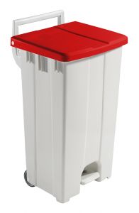 00005676 Derby 90 L White with red lid