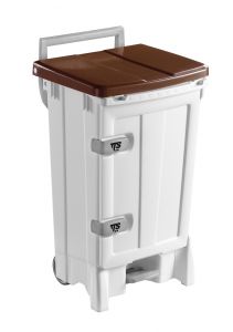 00005700J Open-Up 90 L Blanc avec couvercle marron 