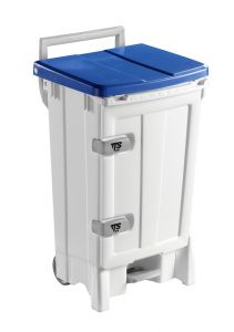 00005702 Open-Up 90 L White with blue lid 