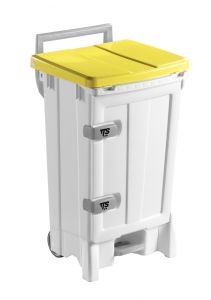 00005703 Open-Up 90 L White with yellow lid 