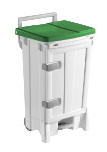 00005704 Open-Up 90 L Bianco con coperchio verde 