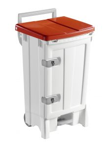 00005721 Open-Up 90 L Bianco con coperchio rosso