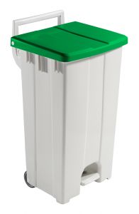 00005754 Derby 2X45 L White with green lid 2 pieces